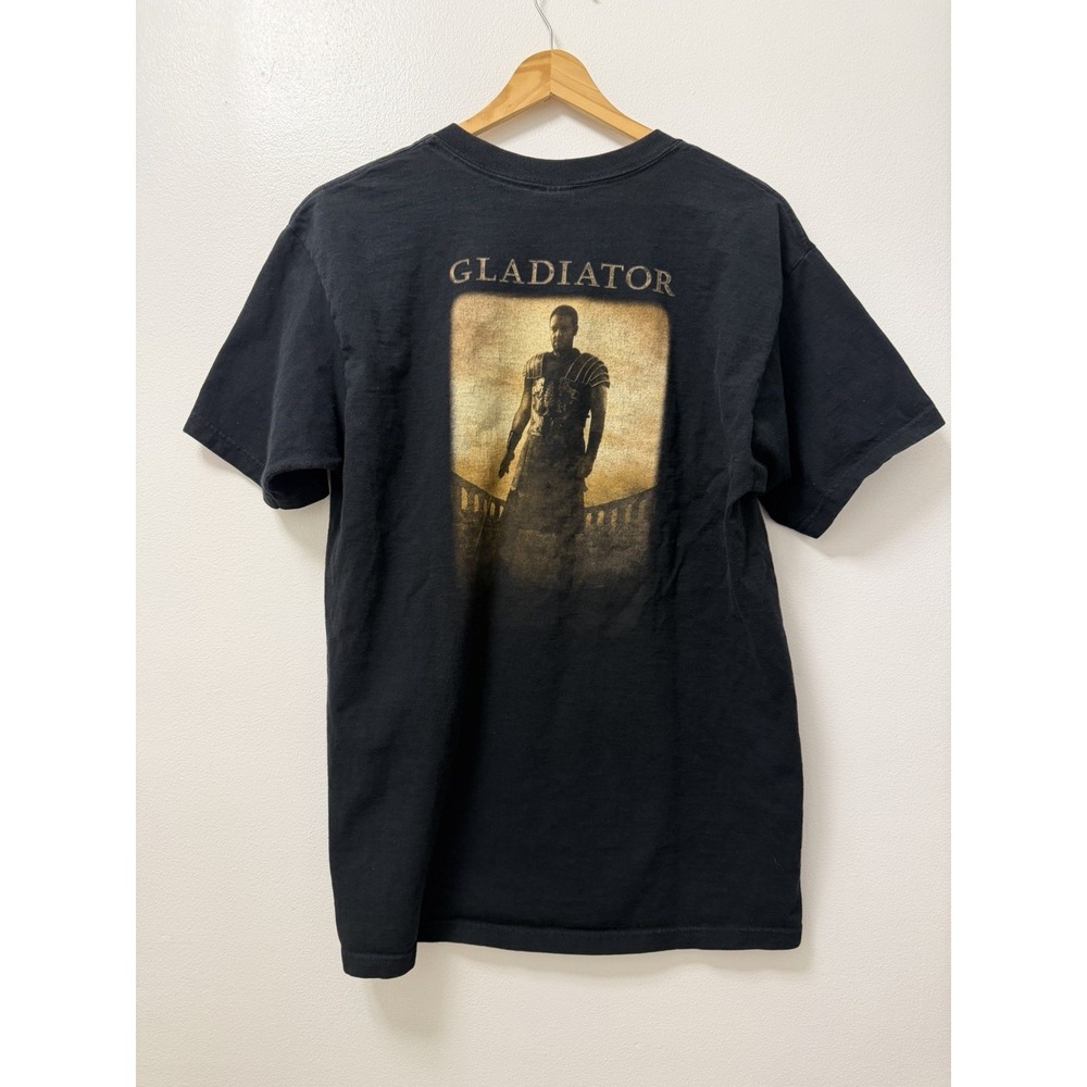 Vintage Gladiator Movie Promo T-Shirt Size Large DreamWorks Russell Crowe